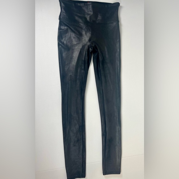 SPANX Pants - Spanx faux leather leggings‎ Size Small Black